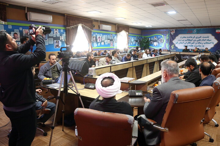 تصاویر/ نشست خبری فرماندهی سپاه امام علی ابن الی طالب(ع)