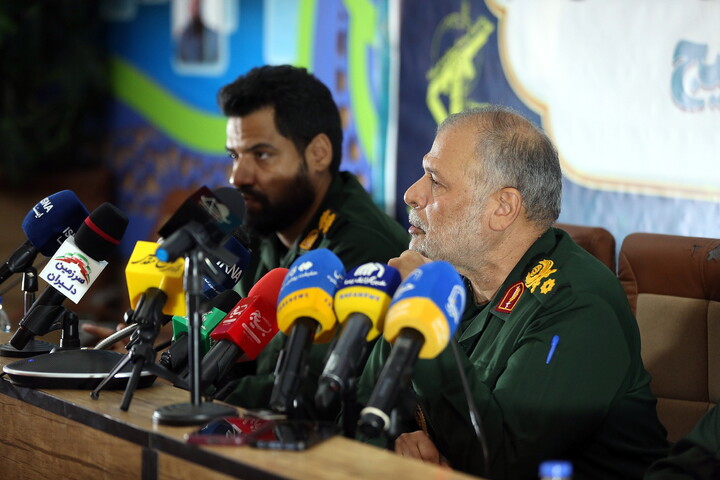 تصاویر/ نشست خبری فرماندهی سپاه امام علی ابن الی طالب(ع)