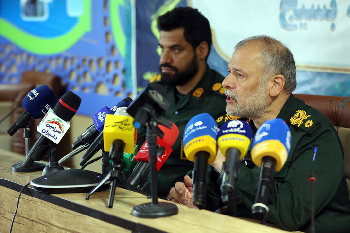 تصاویر/ نشست خبری فرماندهی سپاه امام علی ابن الی طالب(ع)