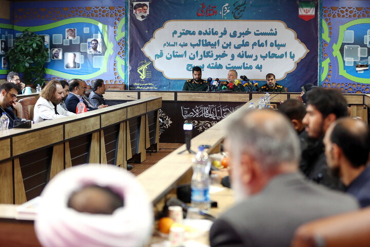 تصاویر/ نشست خبری فرماندهی سپاه امام علی ابن الی طالب(ع)