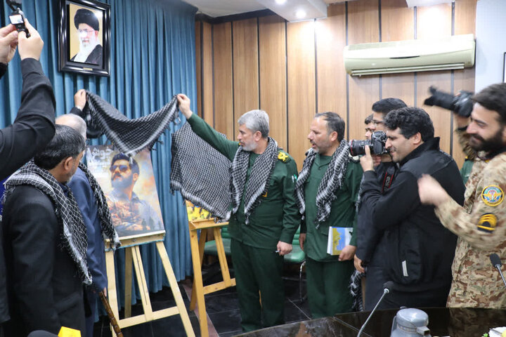 تصاویر/ نشست خبری اعلام برنامه های هفته بسیج ۱۴۰۴یزد