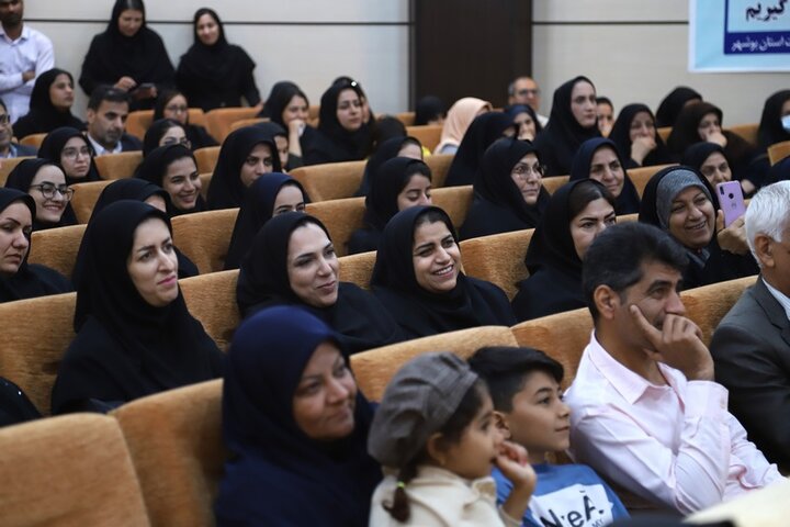 تصاویر/ آیین تجلیل از کتابداران و خادمان عرصه کتایون کتابخوانی استان بوشهر