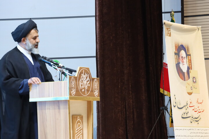 سخنرانی حجت الاسلام والمسلمین طباطبایی دبیر بزرگداشت پنجاهمین سالگرد ارتحال مرجع عالیقدر آیت الله العظمی بهبهانی(ره) در اهواز