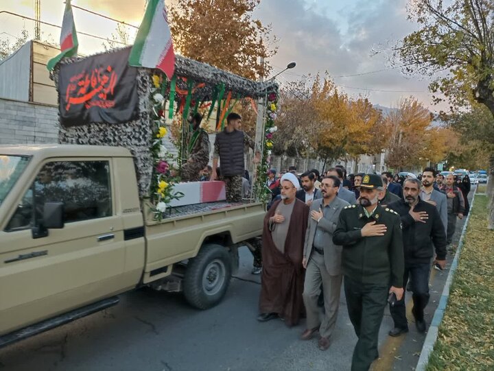 تصاویر/مراسم استقبال و تشییع پیکر مطهر شهید گمنام در شهرستان شازند