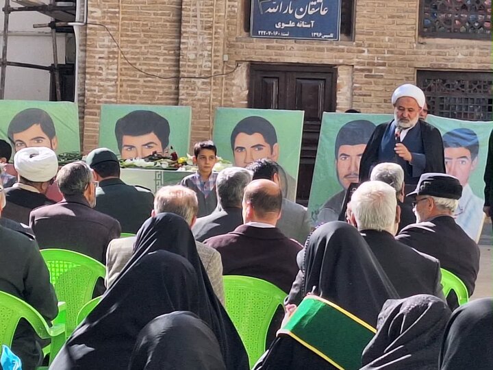 تصاویر/مراسم استقبال و تشییع پیکر مطهر شهید گمنام در شهرستان شازند