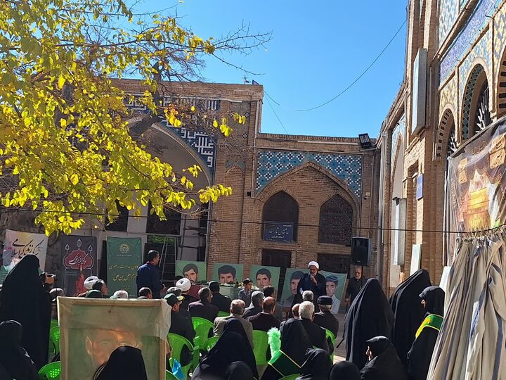 تصاویر/مراسم استقبال و تشییع پیکر مطهر شهید گمنام در شهرستان شازند