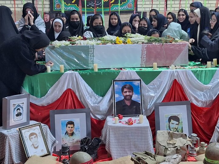 تصاویر/مراسم استقبال و تشییع پیکر مطهر شهید گمنام در شهرستان شازند