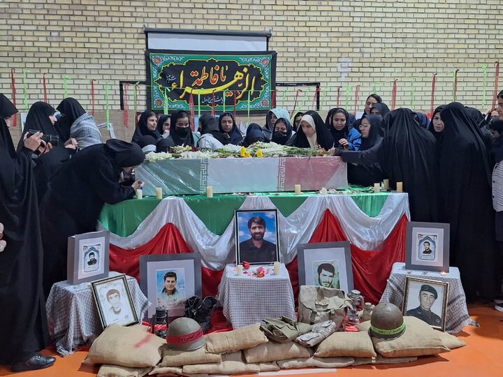 تصاویر/مراسم استقبال و تشییع پیکر مطهر شهید گمنام در شهرستان شازند