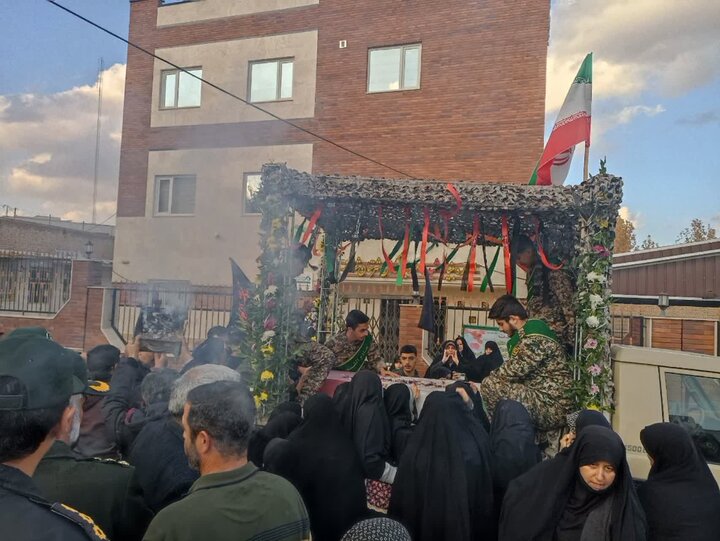تصاویر/مراسم استقبال و تشییع پیکر مطهر شهید گمنام در شهرستان شازند