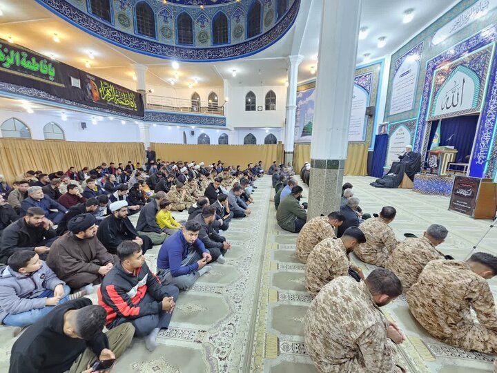 تصاویر/مراسم باشکوه عزاداری ایام  فاطمیه در مسجد امام حسین (ع) کامیاران