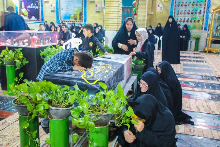 تصاویر/مراسم شبی با شهید در دلیجان