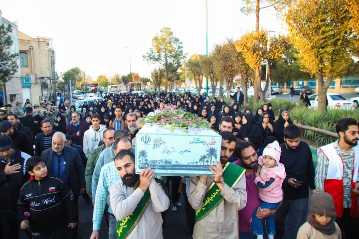 تصاویر/مراسم شبی با شهید در دلیجان