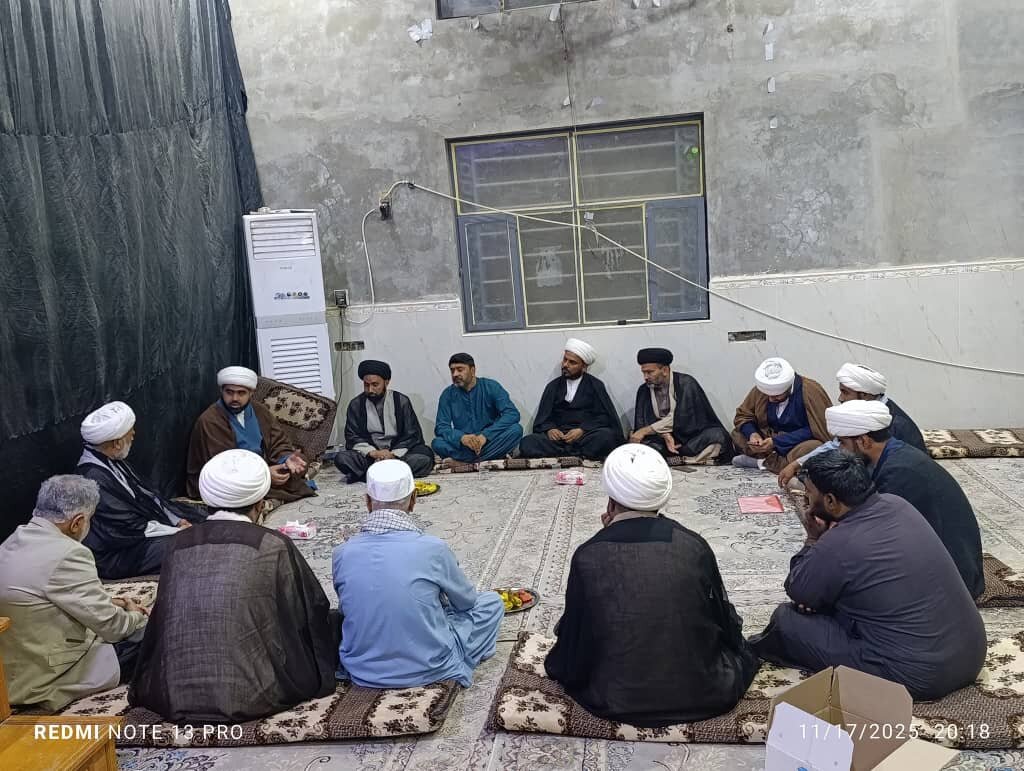 نجف اشرف؛ ہیئتِ طلاب سندھ کی وفد کے ہمراہ بزرگ عالم دین علامہ رضا محمد سعیدی سے ملاقات