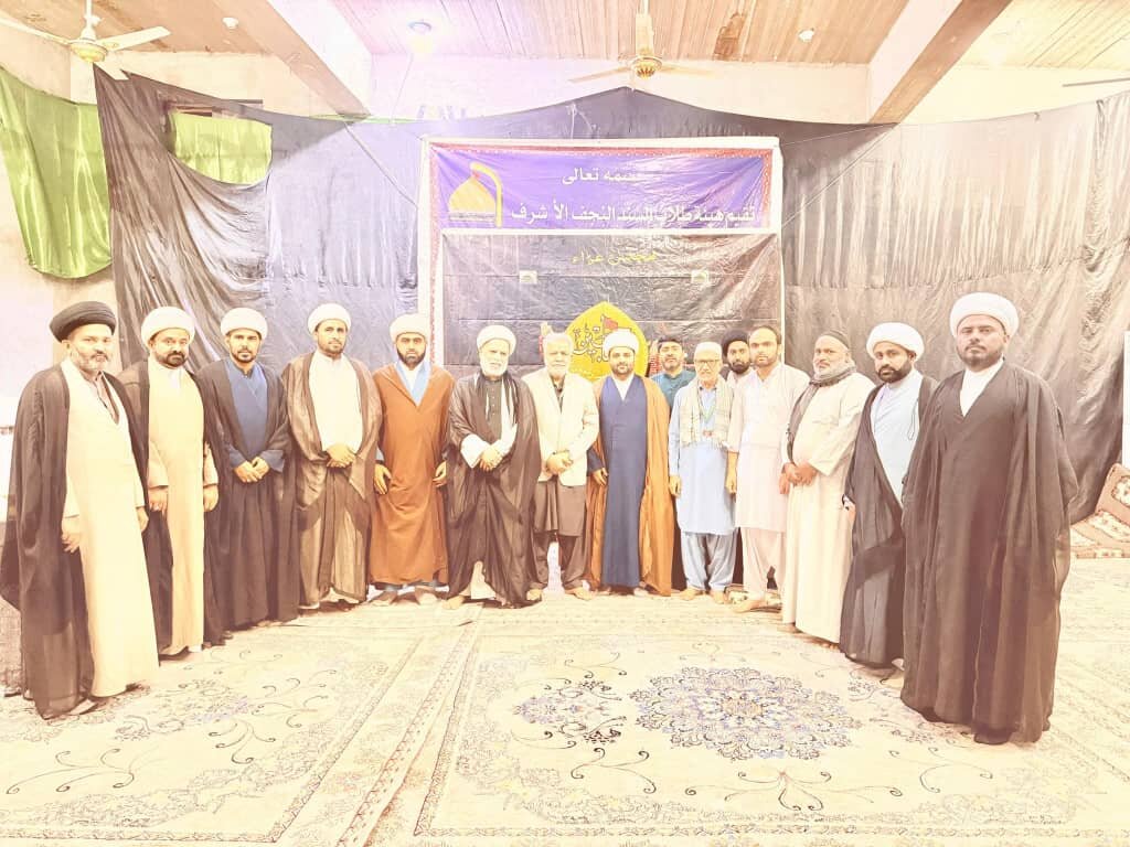 نجف اشرف؛ ہیئتِ طلاب سندھ کی وفد کے ہمراہ بزرگ عالم دین علامہ رضا محمد سعیدی سے ملاقات