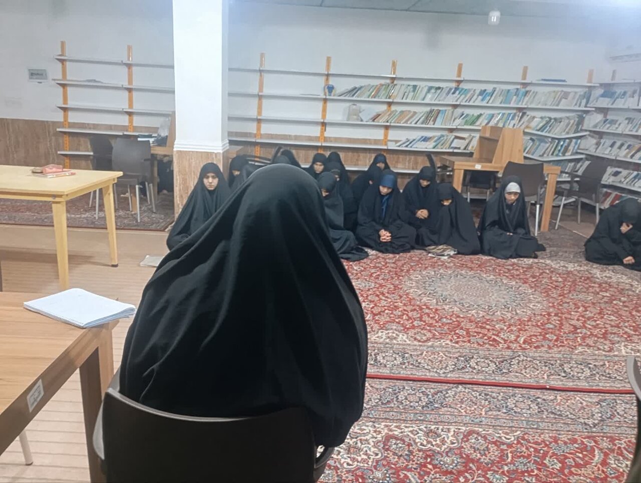 تصاویر/ نشست صبحگاهی مدرسه علمیه الزهرا رمشک