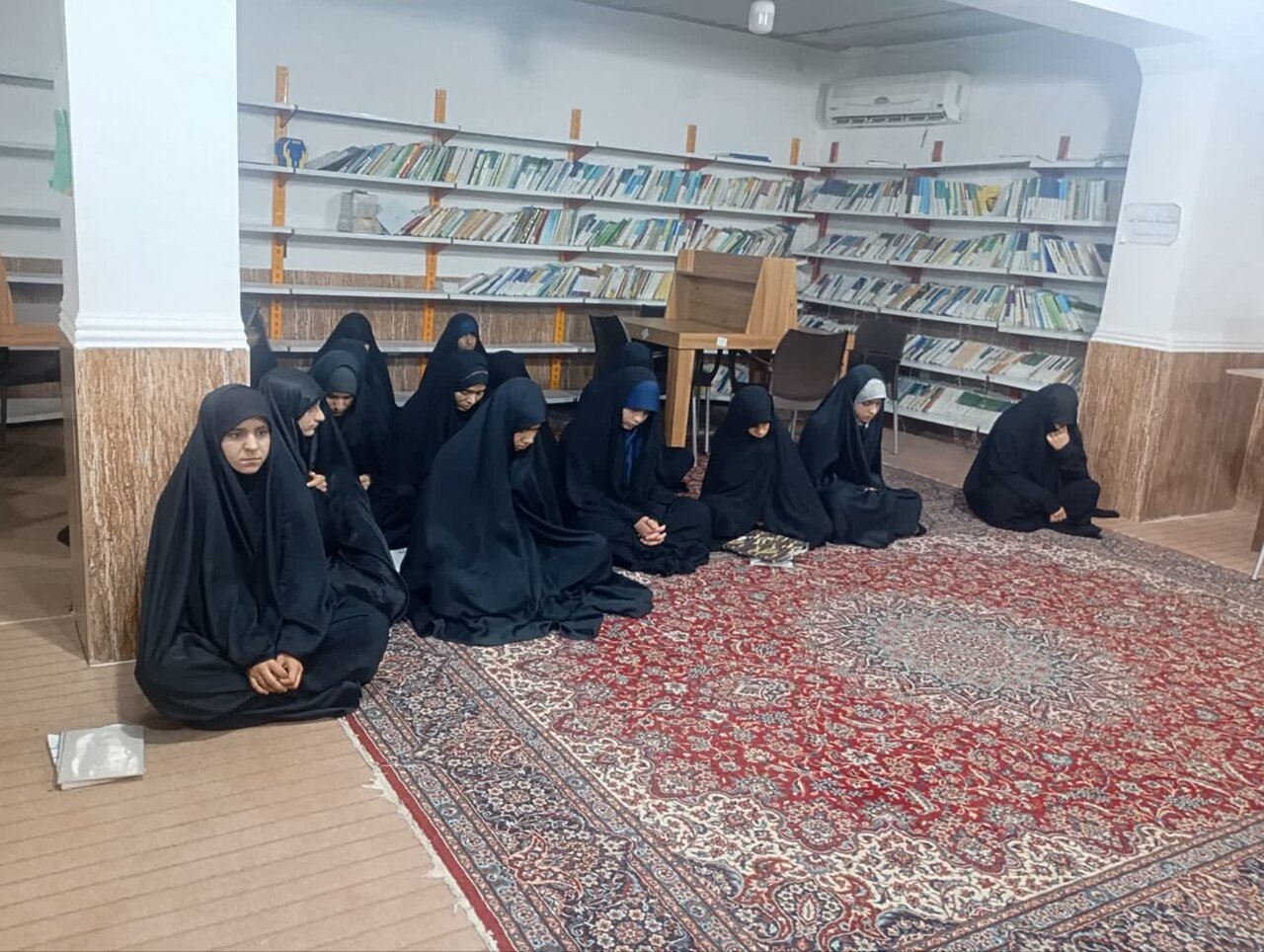 تصاویر/ نشست صبحگاهی مدرسه علمیه الزهرا رمشک