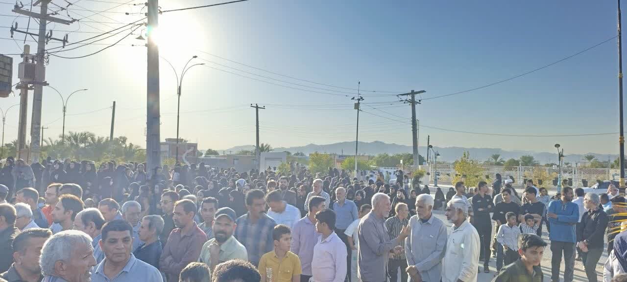 تصاویر تشییع شهید گمنام در شهر نودژ