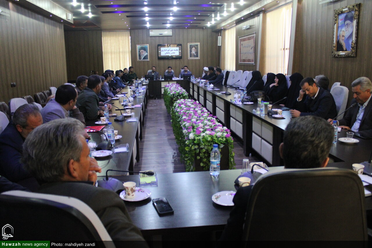 جلسه شورای اداری بخش ماهان