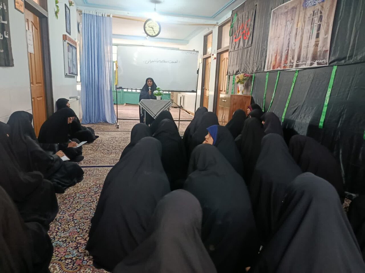 نشست مدرسه علمیه فاطمه الزهرا بم