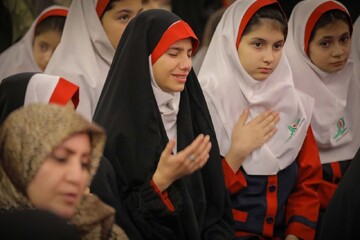 تصاویر/ مجلس روضه شهادت حضرت زهرا(س) در مصلای امام خمینی(ره) هشتگرد