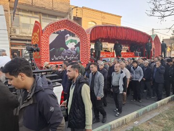 کاروان بهشت دارالشهدای آران و بیدگل را عطرآگین کرد