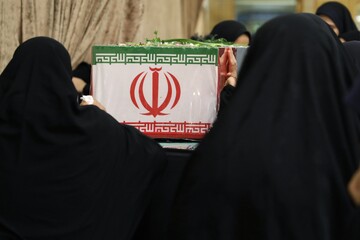 استقبال از پیکر مطهر شهید گمنام در سیراف