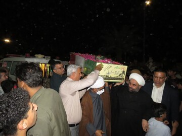 تصاویر/ استقبال از شهید گمنام در سیراف