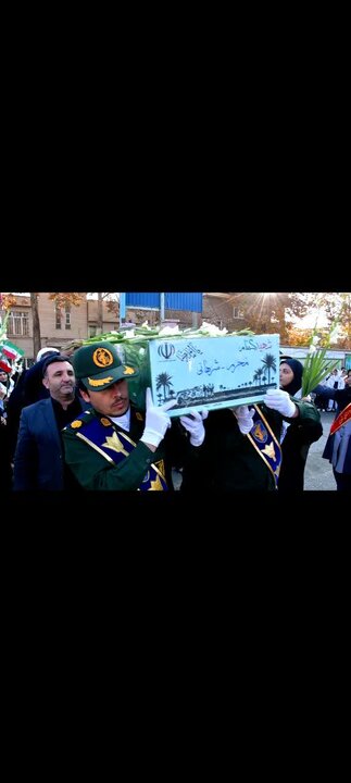 تصاویر/  مراسم استقبال از شهید گمنام در مدرسه معلم سلماس