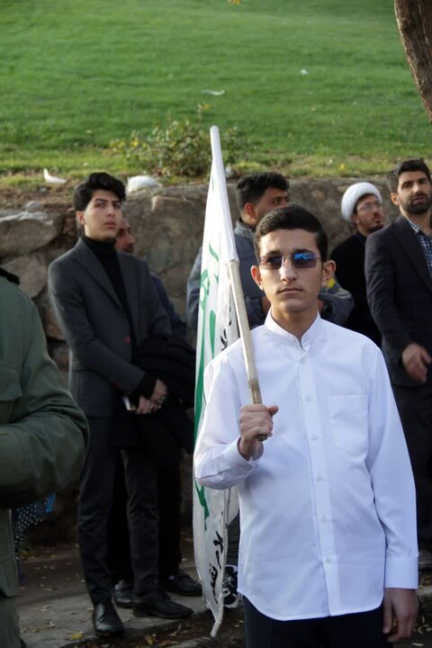 تصاویر/ تشییع پیکر شهدای گمنام در شهرستان نقده