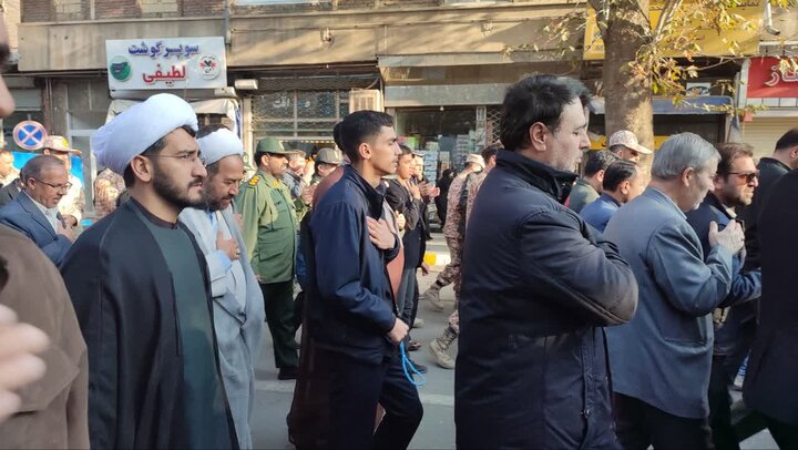 تصاویر/ تشییع پیکر شهدای گمنام در شهرستان نقده