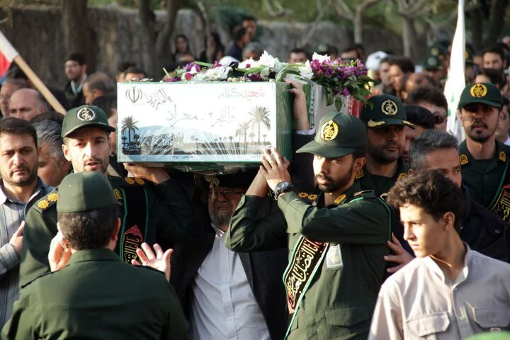 تصاویر/ تشییع پیکر شهدای گمنام در شهرستان نقده