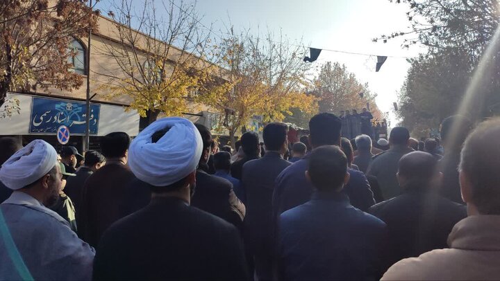 تصاویر/ تشییع پیکر شهدای گمنام در شهرستان نقده