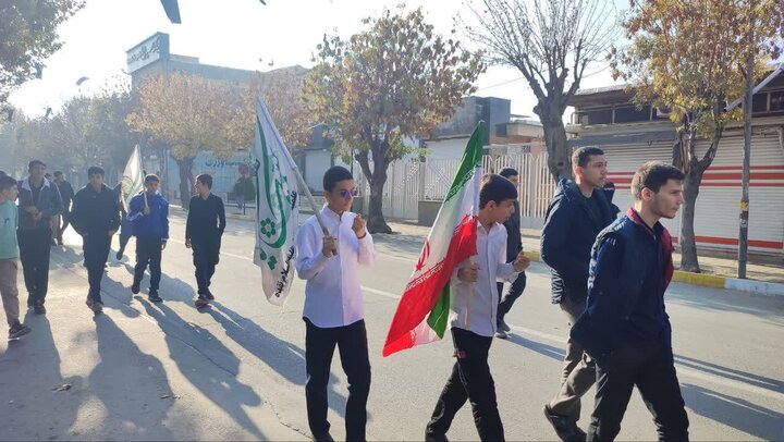 تصاویر/ تشییع پیکر شهدای گمنام در شهرستان نقده