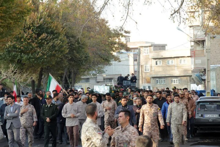 تصاویر/ تشییع پیکر شهدای گمنام در شهرستان نقده