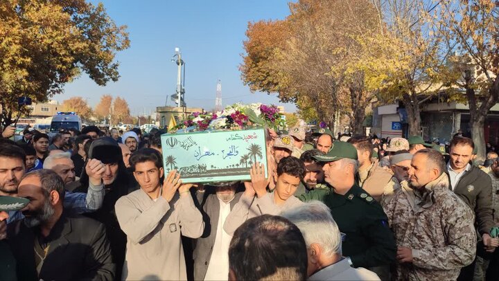 تصاویر/ تشییع پیکر شهدای گمنام در شهرستان نقده