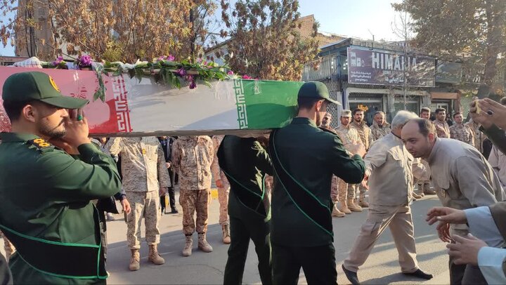 تصاویر/ تشییع پیکر شهدای گمنام در شهرستان نقده