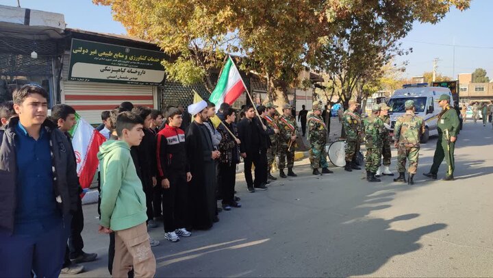 تصاویر/ تشییع پیکر شهدای گمنام در شهرستان نقده