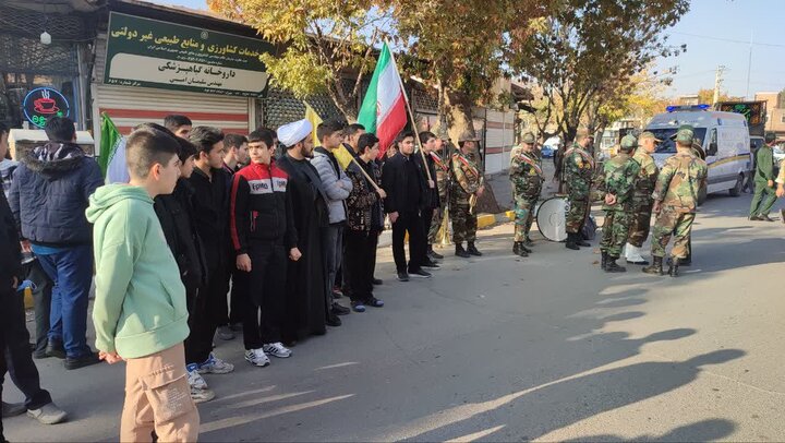 تصاویر/ تشییع پیکر شهدای گمنام در شهرستان نقده