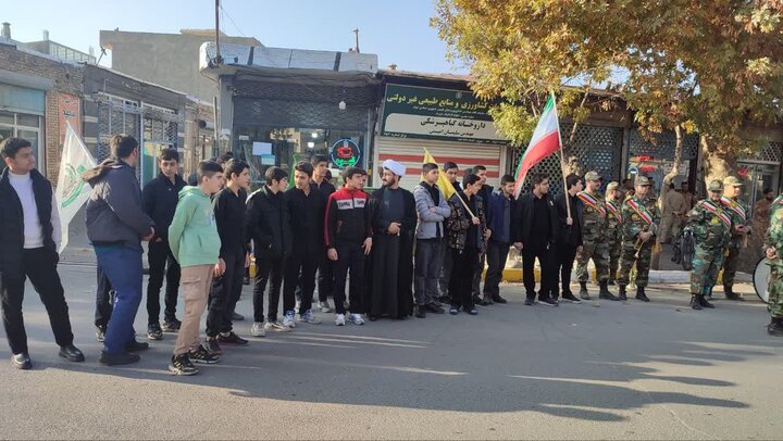 تصاویر/ تشییع پیکر شهدای گمنام در شهرستان نقده