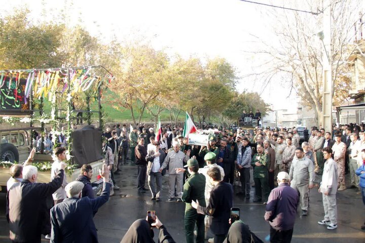 تصاویر/ تشییع پیکر شهدای گمنام در شهرستان نقده