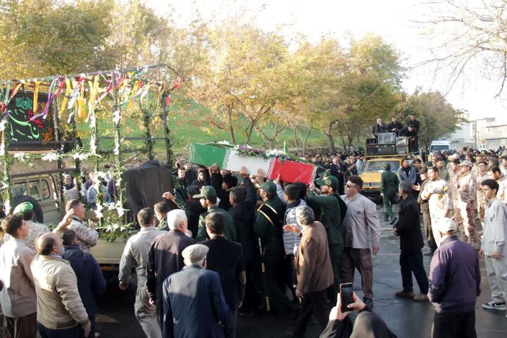 تصاویر/ تشییع پیکر شهدای گمنام در شهرستان نقده