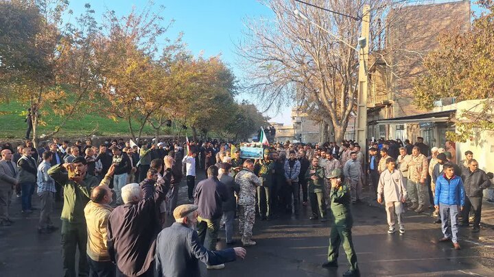 تصاویر/ تشییع پیکر شهدای گمنام در شهرستان نقده