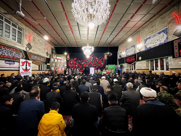 تصاویر/ مراسم شبی با شهید گمنام در سلماس