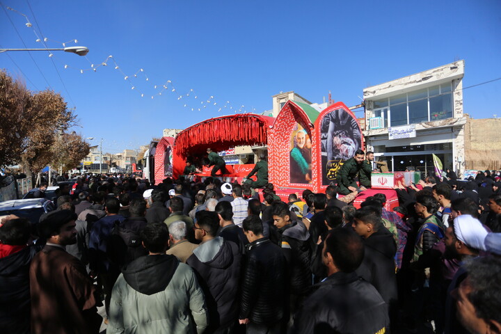 تصاویر/ استقبال از کاروان اهالی بهشت درشهرهای چادگان ، بوئین میاندشت و فریدونشهر اصفهان