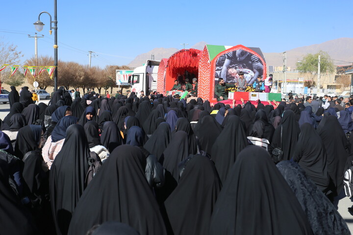 تصاویر/ استقبال از کاروان اهالی بهشت درشهرهای چادگان ، بوئین میاندشت و فریدونشهر اصفهان