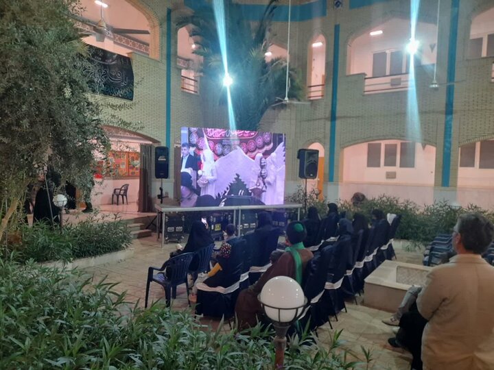 تصاویر/مراسم استقبال ازشهید گمنام در مدرسه علمیه فاطمه الزهرا(س) ساوه