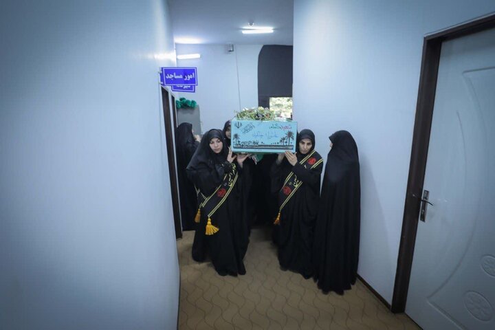 تصاویر/ مجلس روضه شهادت حضرت زهرا(س) در مصلای امام خمینی(ره) هشتگرد