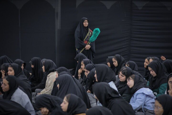 تصاویر/ مجلس روضه شهادت حضرت زهرا(س) در مصلای امام خمینی(ره) هشتگرد