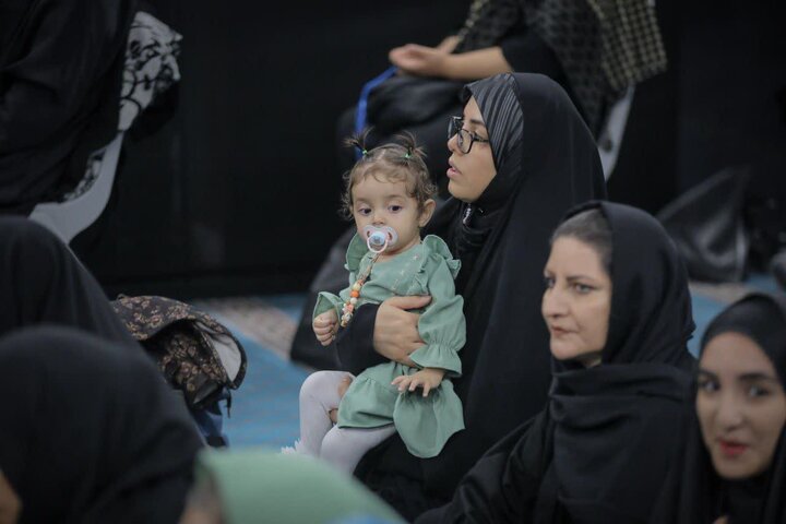 تصاویر/ مجلس روضه شهادت حضرت زهرا(س) در مصلای امام خمینی(ره) هشتگرد