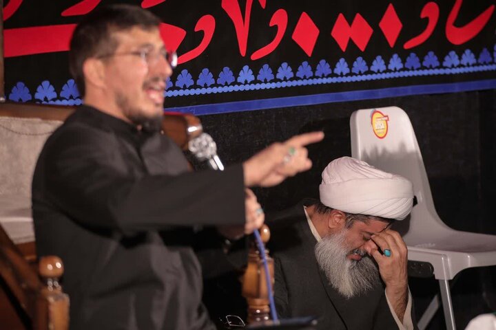 تصاویر/ مجلس روضه شهادت حضرت زهرا(س) در مصلای امام خمینی(ره) هشتگرد